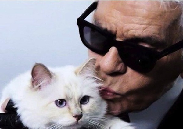 Karl Lagerfeld y Choupette, su musa mascota