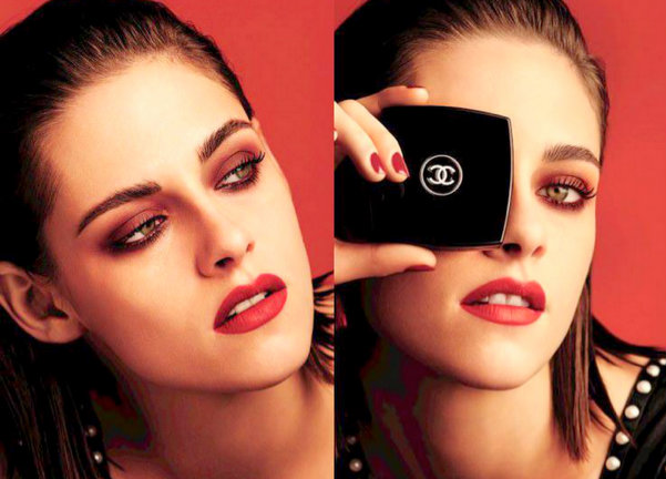 Con Le Rouge Nº 1 de Chanel Lucía Pica apuesta por el rojo para un maquillaje global