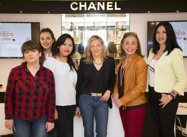 participantes en el taller de Chanel