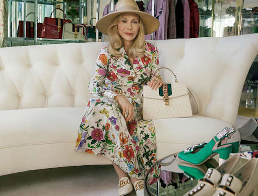 Faye Dunaway protagonista de la campaña de Gucci
