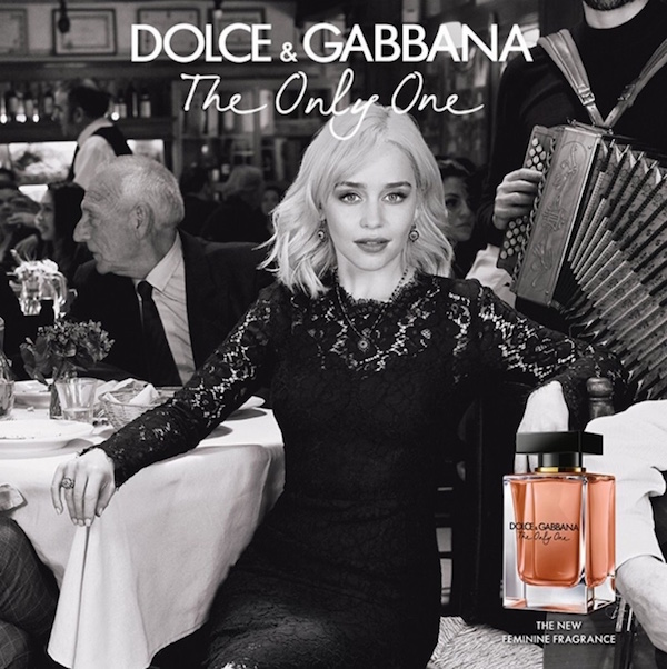 Emilia Clarke vuelve con The Only One, el nuevo perfume de Dolce & Gabbana