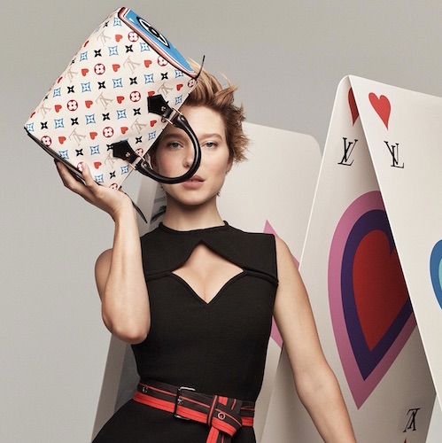 Léa Seydoux juega a las cartas con Louis Vuitton, por Ana Parrilla