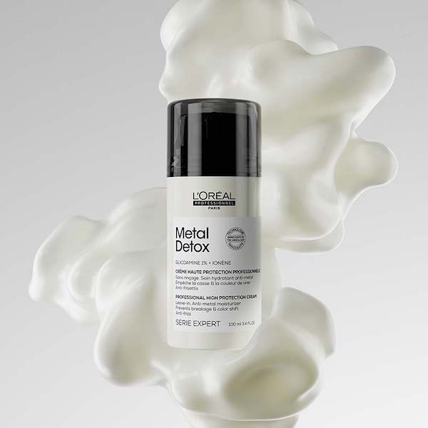 Métal Detox Cream, la crema protectora sin aclarado que ofrece triple protección a tu pelo: térmica, anti-rotura y contra el daño solar